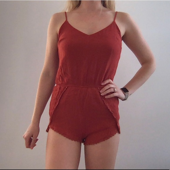 Forever 21 | Rust Romper - Picture 1 of 5
